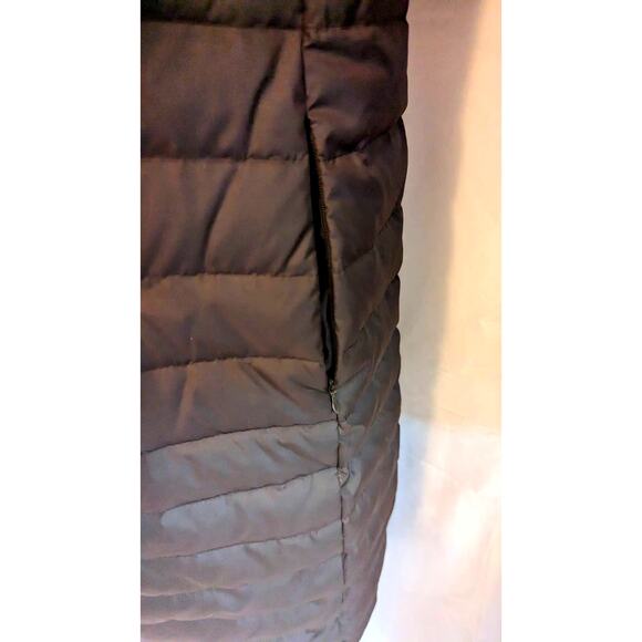 Burberry Chocolate Fitted Puffer Jacket sz Large Full zip - Picture 10 of 12